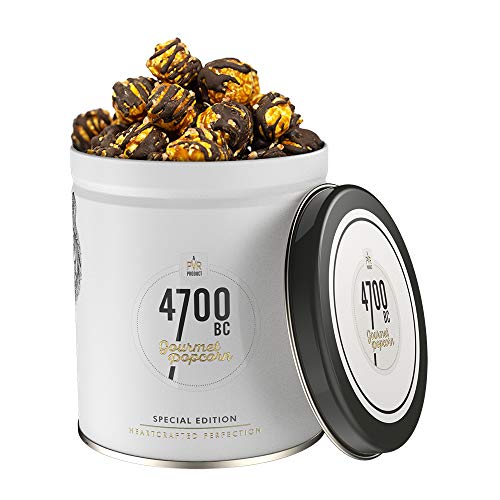 Image of 4700BC Gourmet Popcorn, Peanut Butter Chocolate, Tin, 125g