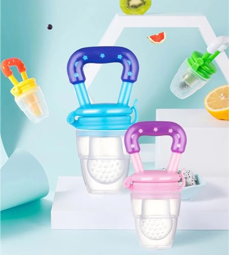 GLUN® Soft Silicone Baby Feeder, Food & Fruit Feeder for 3 to 12 Months, 2 Piece Anti Choking Fruit Pacifier, Teether for Infant (B0DCB8X6GS) Amazon Price History, Amazon Price Tracker