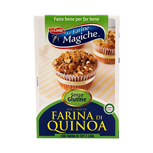 Le Farine Magiche Farina Di Quinoa, Senza Glutine, Ricca Di Fibre E Proteine, Ideale Per Ricette Salate E Dolci, Confezione Da 200 G