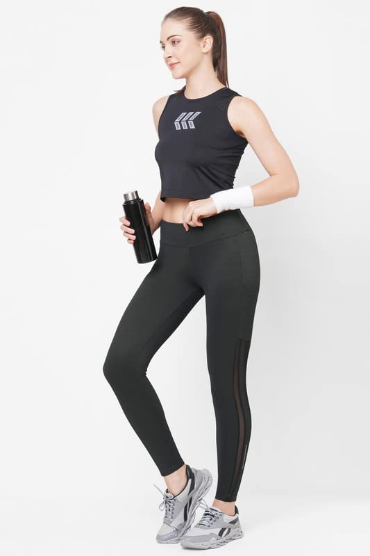Image of JUST-Dry MESH Panel 7 /8 GO Train Tights