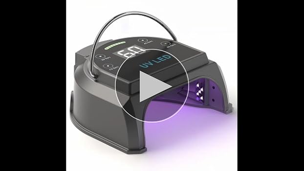 Amazon.com: Gelpal 80W Professional Cordless UV LED Nail Lamp, UV