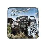 3D Route 66 USA Réfrigérateur Aimant Réfrigérateur en Verre Cristal Aimant À La Main Touristique Voyage Souvenir Collection Cadeau Tableau Blanc Magnétique Autocollant Décoration de La Maison
