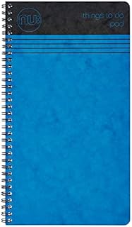 Nu Notebooks - Craze Cloud Range - Things to Do Pad - Wirebound Notebook - Stationery Notebooks - Ruled Notepad - Blue - 110 Pages