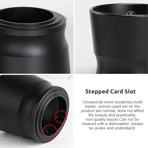 Image of Supvox Coffee Powder Cup Dosing Funnel for 49-58 Diameter Espresso Grinder