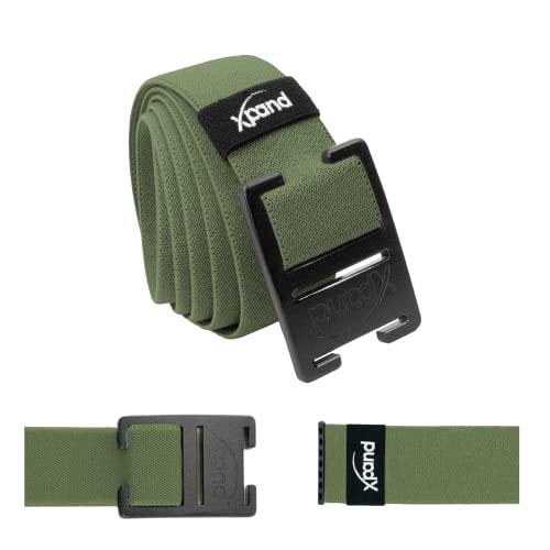 Explorer Belt By Xpand - No-Show Invisible Elastic Belt w/ Slim Aluminum Buckle