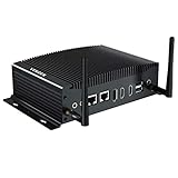 Mini PC Windows 11 Pro, Fanless Industrial Mini Computer Core i5-10210U, 8GB DDR4 512GB SSD, Dual HD-MI+DP 4K Triple Display, 2xRS232/485 COM, WiFi,BT 5.1, Dual Gigabit Lan for Office/Business PC