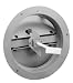Hart & Cooley 12 Series - 10" Round Brown Butterfly Damper (for Use with #16 Ceiling Diffuser)