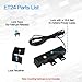TOPENS ET24 Automatic Electric Gate Lock for DC 24V Swing Gate Opener Gate Operator System Device Safe Security Gate Lock