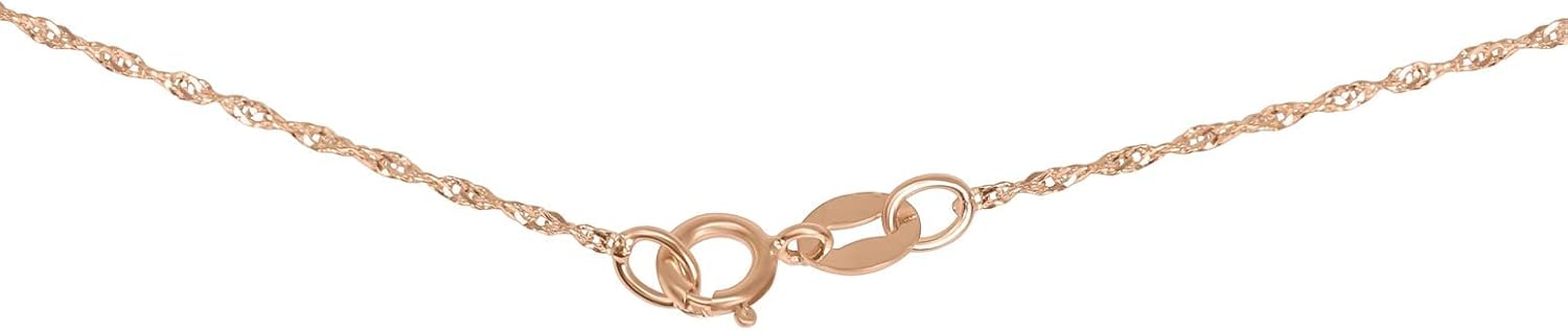 14K Solid Rose Gold Genuine Morganite 3/4 Ct Pear Shape Diamond Pendant Necklace