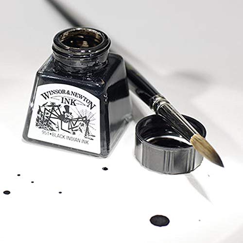 Winsor & Newton Specialty Ink, Black, 14ml Bottle by Winsor & Newton - Image 8