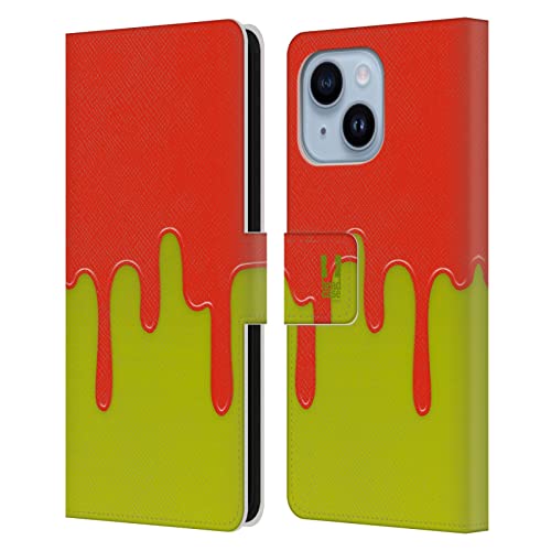 Étui portefeuille iPhone 14 Plus Head Case Designs bicolore cuir