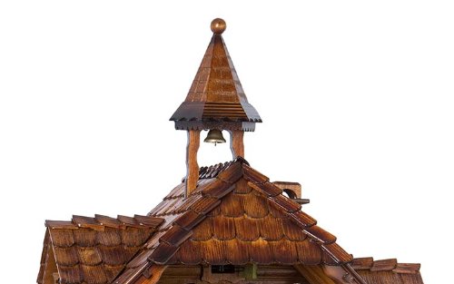 German Cuckoo Clock 8-Day-Movement Chalet-Style 22.00 Inch - Authentic Black Forest Cuckoo Clock By Hönes #TOP1
