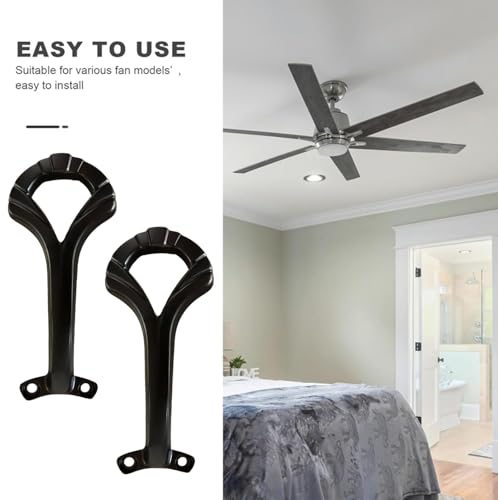 GHYTRIGEN 5 Pcs 52’’Ceiling Fan Blades Arms Replacement,Ceiling Fan Blades Arms Replacement Parts Mounting Bracket Kit for Replacing The Worn Fan Blades,Keep The Balance and Good Performance by GHYTRIGEN - Image 3