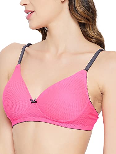 Soutien-gorge push-up Level 1 rose sans armatures Clovia galbe naturel - 2