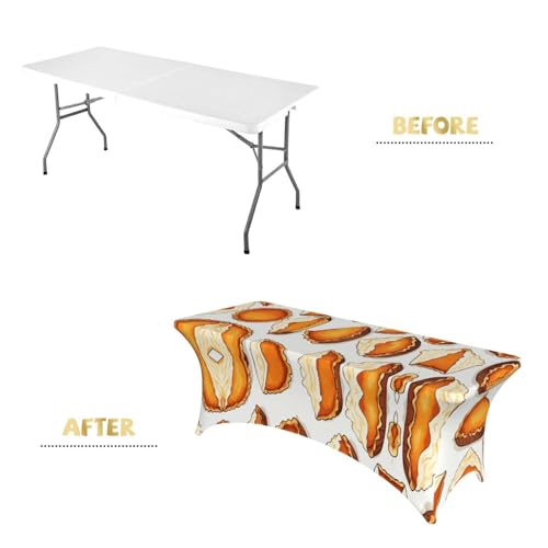 Housse de table extensible rectangulaire pour protéger et décorer vos buffets - 5