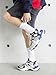 Irisbear Mens Cotton Crew Socks Athletic Workout Long Boot Socks Size 9-11 White