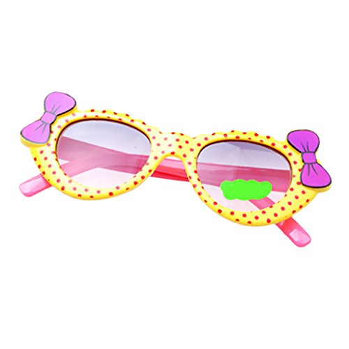 gazechimp Bebê Bonito Crianças óculos De Sol Meninas Bolinhas De Vidro Crianças Eyewear Uv400 - Amar