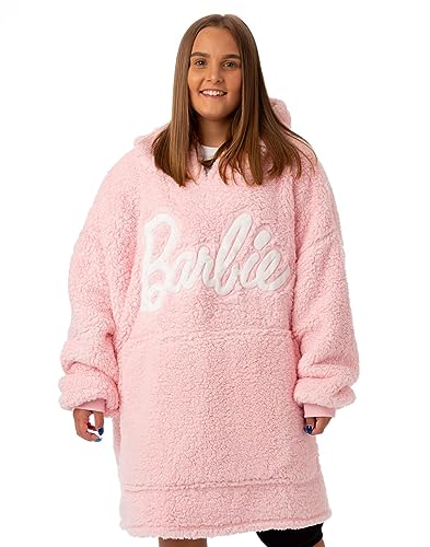 Sweat à capuche Barbie rose en Sherpa, l'idée cadeau idéale pour des aventures confortables