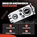 A-Premium A/C Expansion Valve Compatible with Chevrolet Traverse 2009-2012, GMC Acadia 2007-2012, Buick Enclave 2008-2012, Saturn Outlook 2007-2010, 3.6L, Front Side