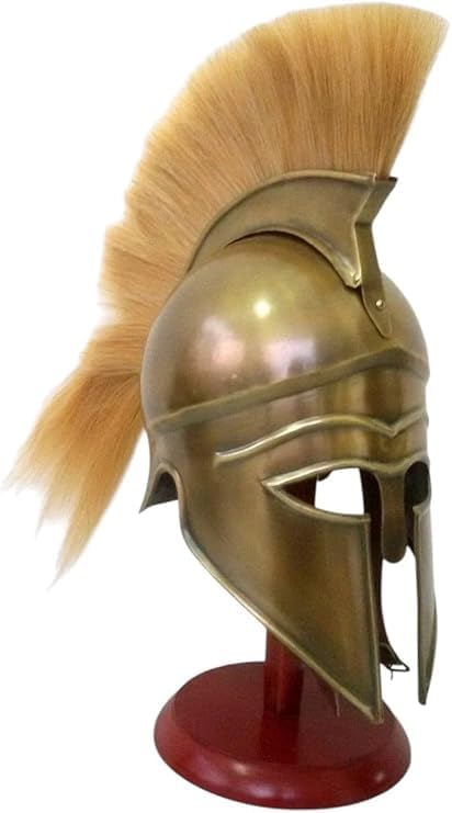 Medieval Greek Corinthian Helmet Knight 18GA LARP Re-Enactment Armour Helmet