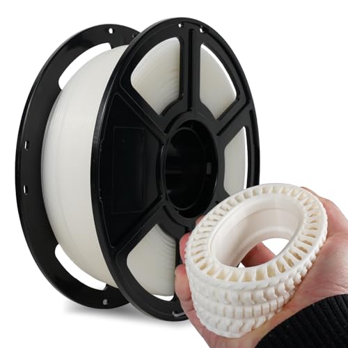 Flashforge PLA Flexible 1.75 mm 3D Printer Filament, 3D Printing Filaments 1kg Spool-Dimensional Accuracy +/- 0.02mm, En