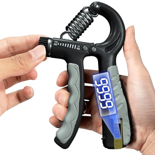 TattiOut ハンドグリップ 可変式 電子カウンター 多種類から選べる 握力 トレーニング ハンドグリッパー 握力グリッパー 負荷調整可能