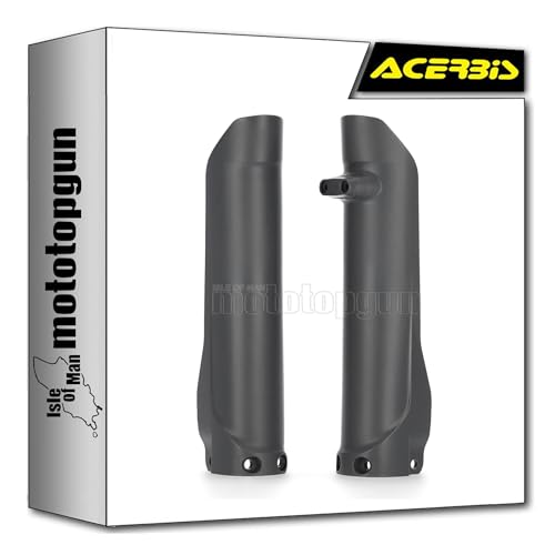Couvercle fourche gris compatible Husqvarna FE 450 2016-2022 Acerbis Mototopgun