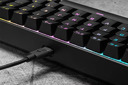 Corsair K65 RGB-LED, Cherry MX Speed Noir – Ansicht 6