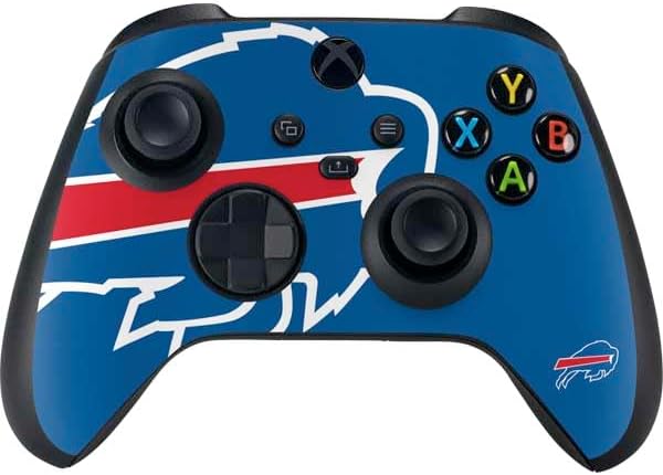 Skinit Decal Gaming Skin Compatible with Xbox Series X Controller - Officially Licensed NFL Buffalo Bills Design