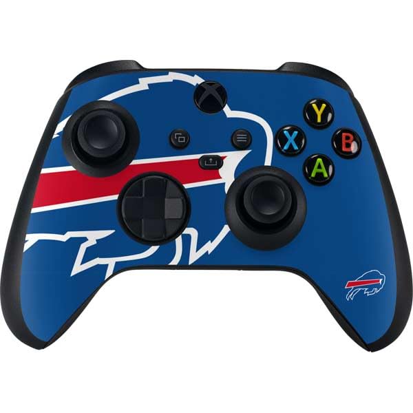 Skinit Decal Gaming Skin Compatible with Xbox Series X Controller - Officially Licensed NFL Buffalo Bills Large Logo Design