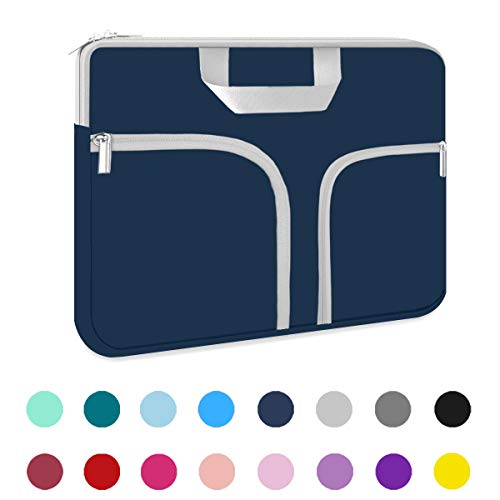 HESTECH Chromebook Case 11.6,Neoprene Laptop Sleeve Bag Computer Cover for 11\"-12.5 inch Macbook Air Acer r11 HP Stream Surface Pro Asus Lenovo c330 Dell Samsung Plus 3 Toshiba Google,Navy Blue