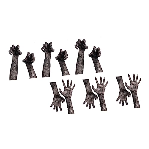UKCOCO 6Pcs Mão Do Diabo Adesivo De Parede Adesivos Papel De Parede Decalque De Parede Exclusivo Ade