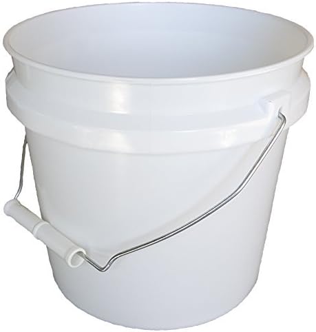 Leaktite 744456 1-Gallon White Plastic Pail Paint Pail/Container by Leaktite