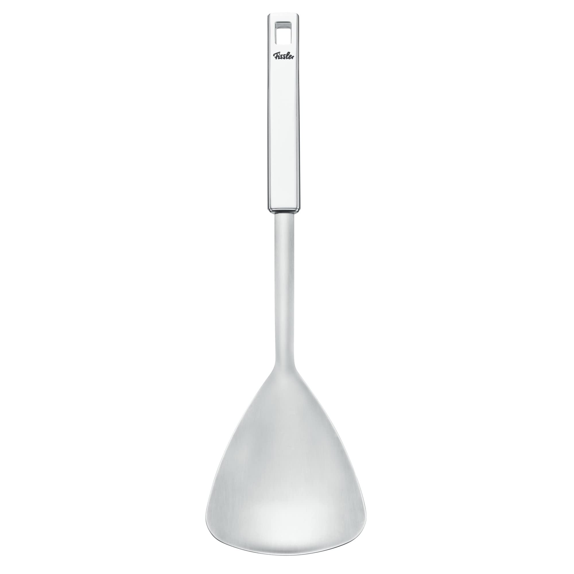 Fissler Oryginalna profesjonalna kolekcja/duża łopatka do woka ze stali nierdzewnej, łopatka do patelni, pomocnik kuchenny premium do porcjowania i serwowania