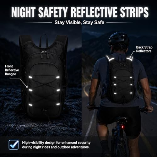 Sac à dos randonnée imperméable 20L haut de gamme durable pour trekking et cyclisme