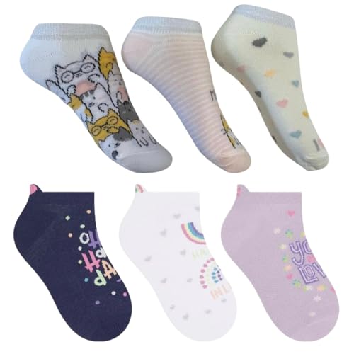 Kit 6 Pares Meia Feminina Cano Curto - Selene