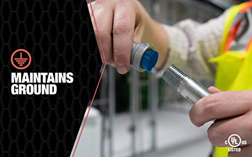 Southwire R-Cp-050 1/2"" Rigid & Imc Push Install Rmc Coupling, Gray #TOP5