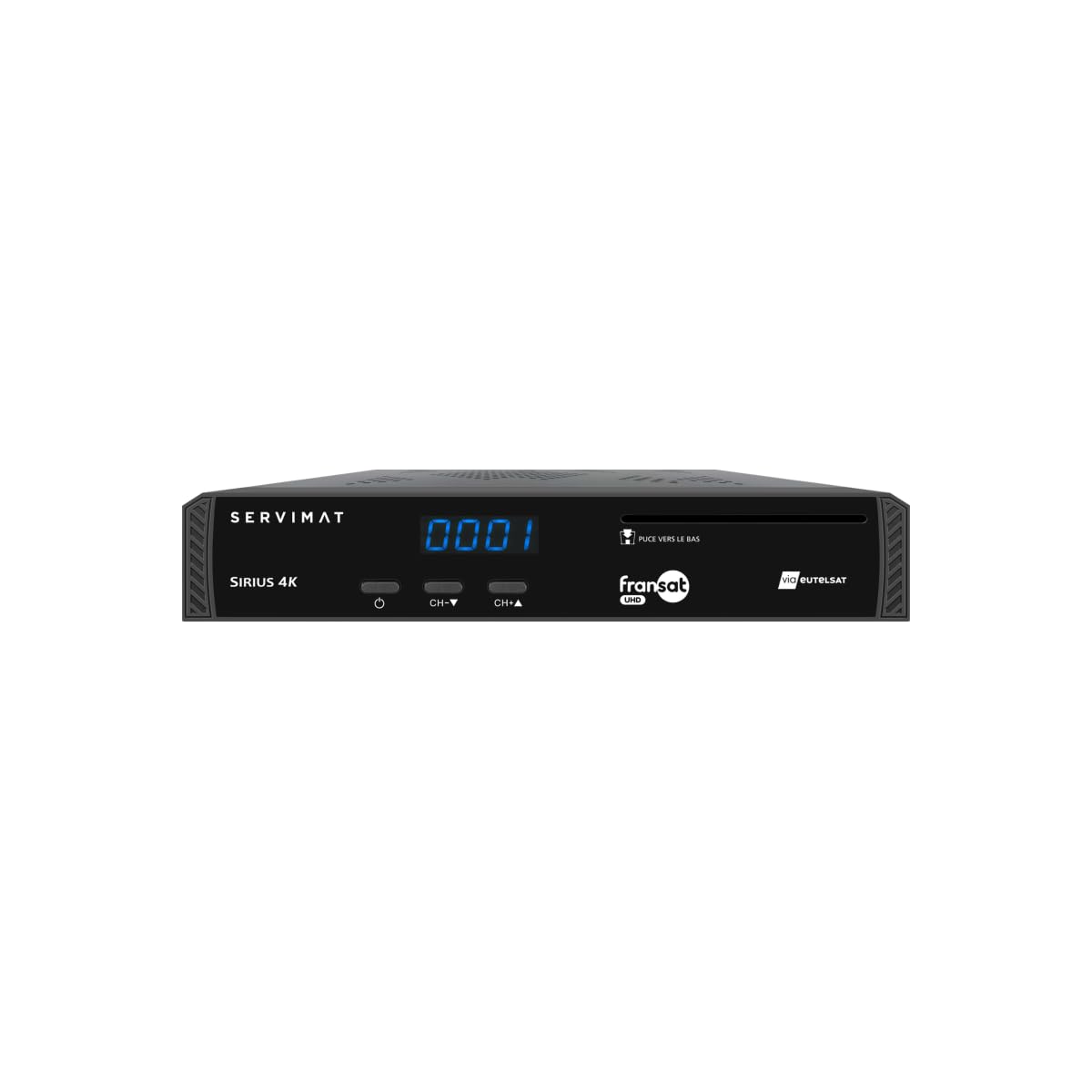 Servimat SIRIUS4K - Receptor de satélite listo para PVR 4K + tarjeta FRANSAT
