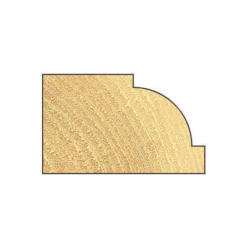 Trend Professional Ovolo Rounding Over Router Cutter, 10mm Radius, 1/4 Inch Shank, Without Bearings, Tungsten Carbide Tipped, 7/5X1/4TC - Image 4