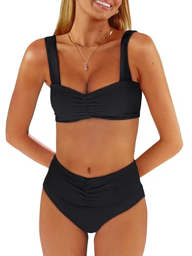 ANRABESS Bathing Suit for Women Tummy Control Bikini...