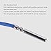 MOPFOL PT100 Temperature Sensor Probe 4x30mm - Water Proof RTD Probe with Silver Plated PTFE Wire for Industrial Temperature Monitoring 1m