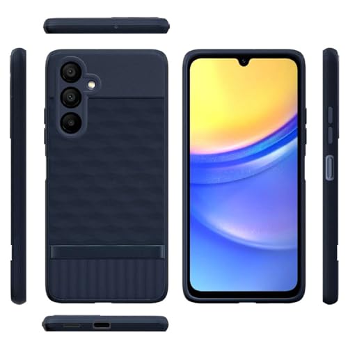 Image of Shockproof Case for Samsung Galaxy F15 5G / M15 5G | Full Camera Protection | TPU Flexible Back Cover for Samsung Galaxy F15 5G / M15 5G (Steel Blue)