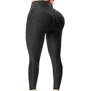 High-Waist-Slimming-Booty-Leggings-Yoga-Workout-Running-Butt-Lift-TikTok-Tights High Waist Slimming Booty Leggings Yoga Workout Running Butt Lift TikTok Tights UP01-BlackM