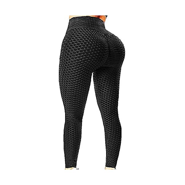 High-Waist-Slimming-Booty-Leggings-Yoga-Workout-Running-Butt-Lift-TikTok-Tights High Waist Slimming Booty Leggings Yoga Workout Running Butt Lift TikTok Tights UP01-BlackM