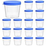 EXCEART 30 Pcs Disposable Sputum Collection Cups with Leakproof Lids 40Ml Medical Sample Containers for Sputum...