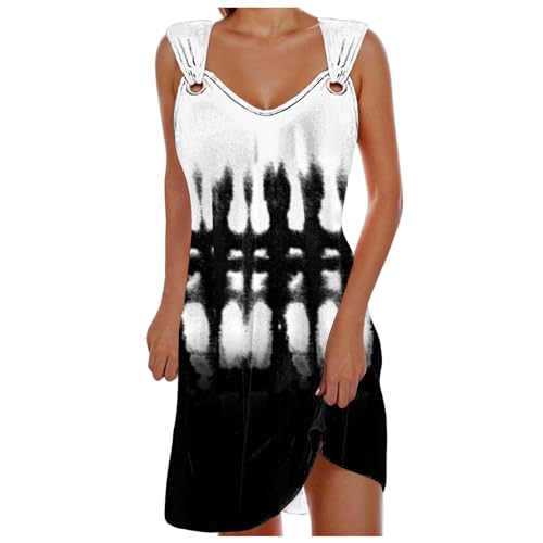 Robe bohème mini style décontracté vêtement d'été fluide pour femme