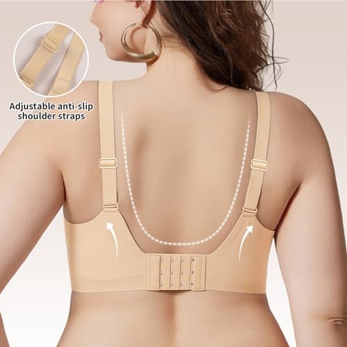 Soutien-gorge push-up couverture complète en maille invisible - 5