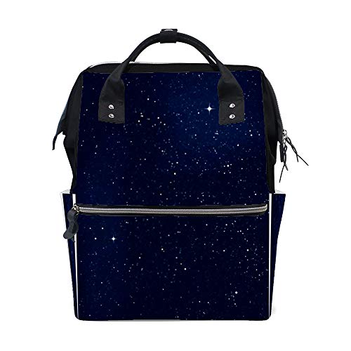 Sac à dos ordinateur portable grand volume multipoches et léger imprimé galaxies