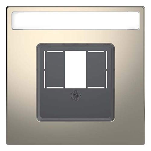 Merten Système de couvercle design nickel MEG4250-6050 plaque finition anti trace