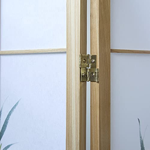 Foto von Homestyle4u Paravent Raumteiler mit Bambusmotiv